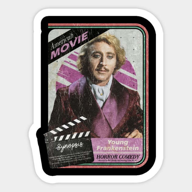 Young Frankenstein Sticker by KLASYUS CLAY